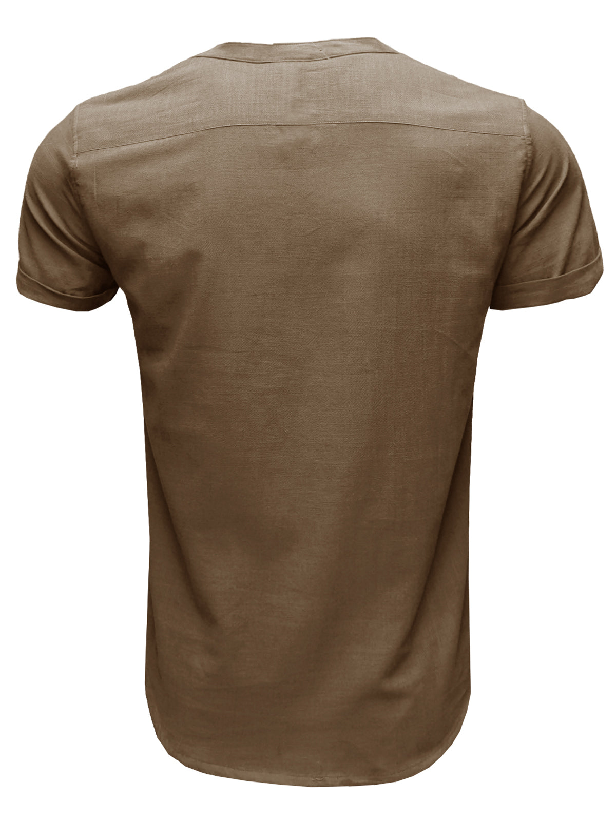 Short Sleeve Pocket Linen Shirt