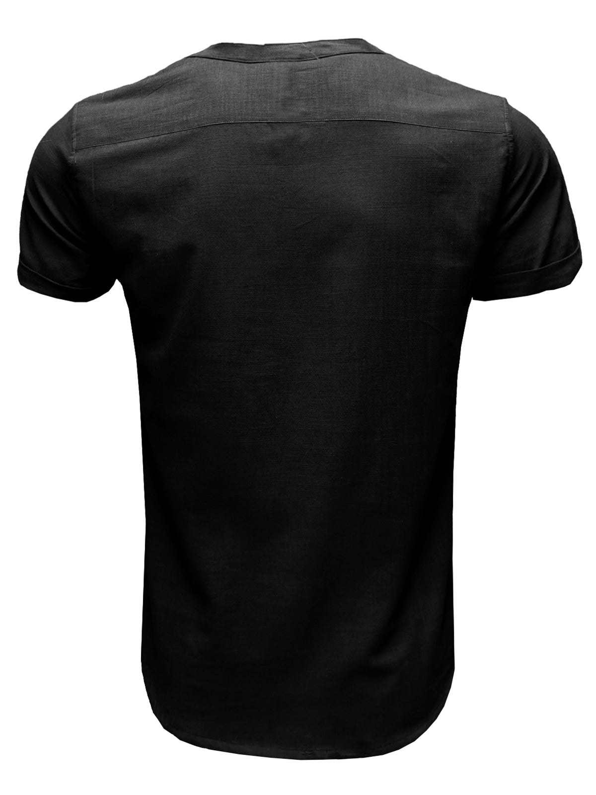 Short Sleeve Pocket Linen Shirt