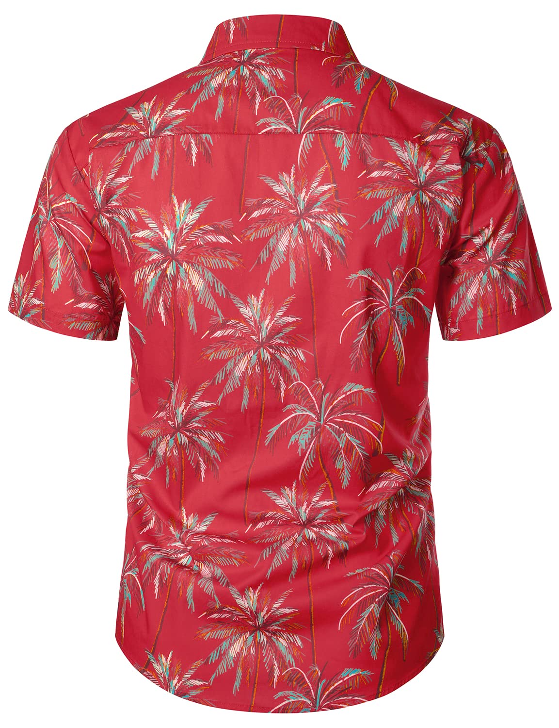 Tropical Palm Casual Short Sleeve Shirt