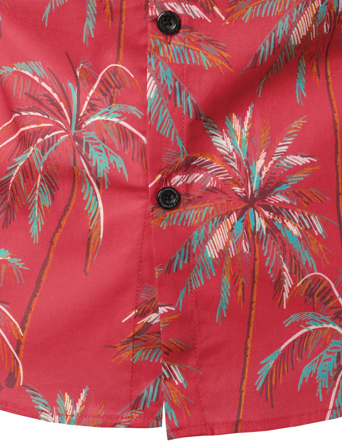 Tropical Palm Casual Short Sleeve Shirt