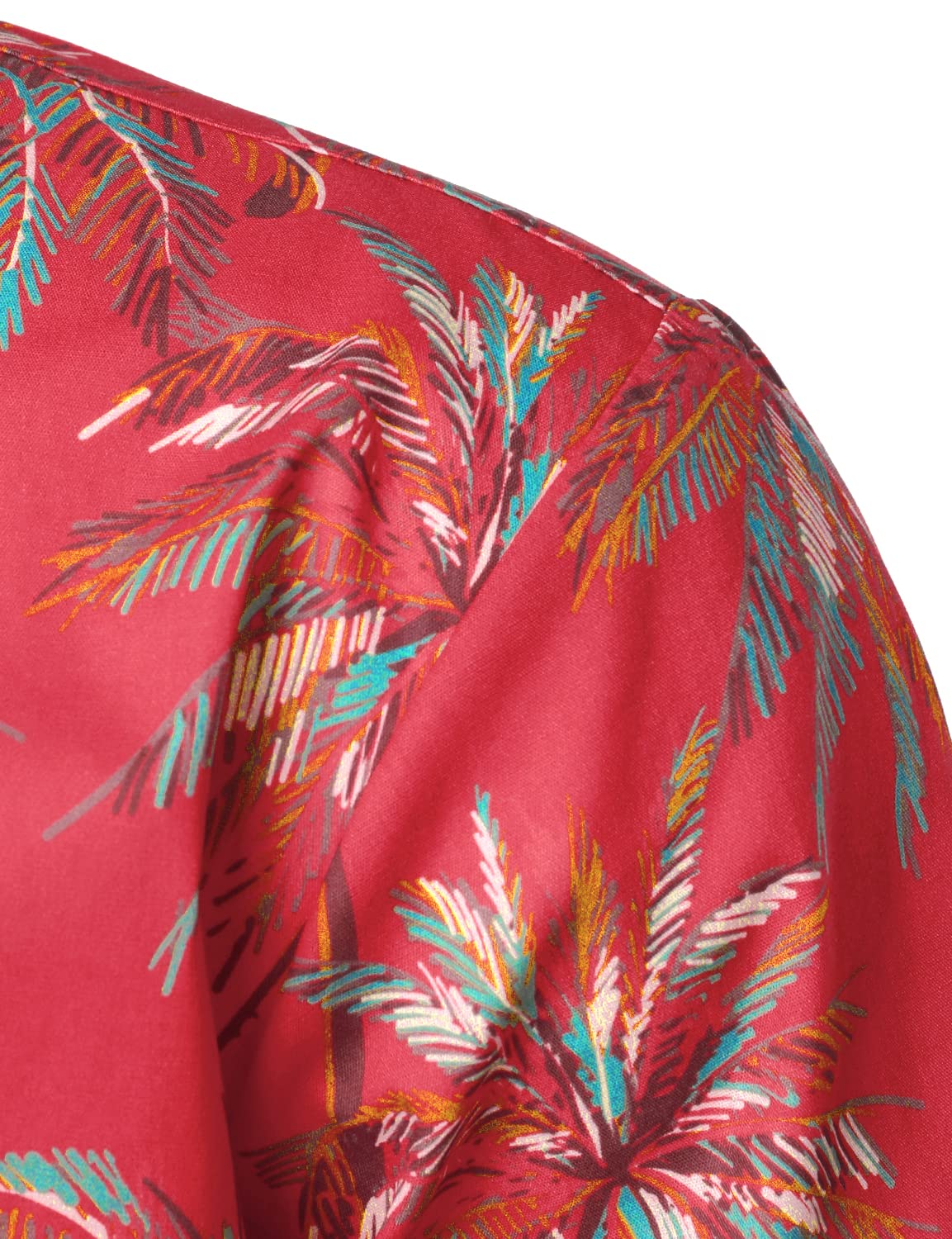Tropical Palm Casual Short Sleeve Shirt