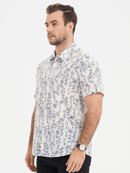 Short Sleeve Printed Casual Shirt