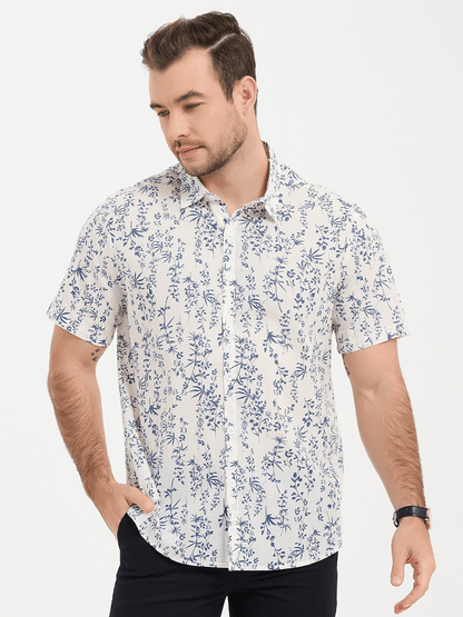 Short Sleeve Printed Casual Shirt