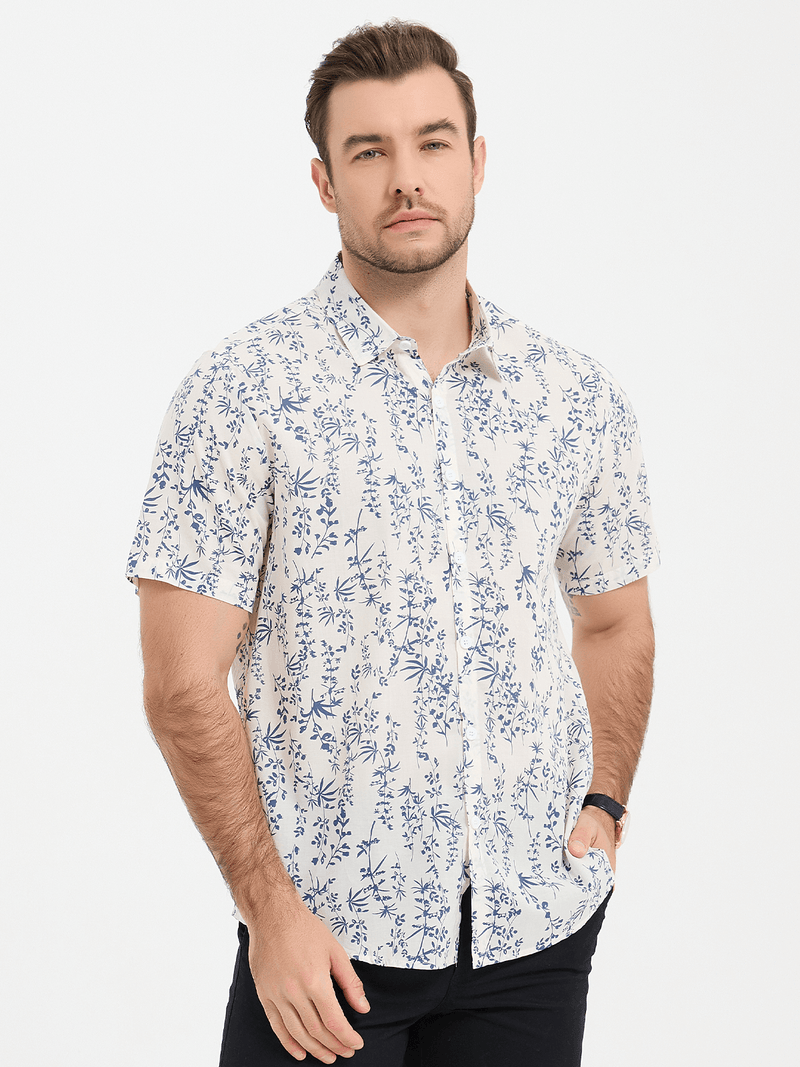 Short Sleeve Printed Casual Shirt