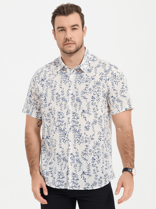 Short Sleeve Printed Casual Shirt