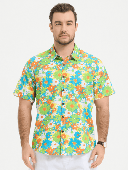 Tropical Hawaiian Short Sleeve Shirt