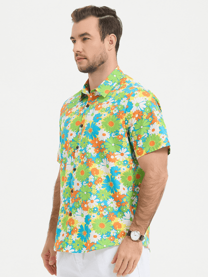 Tropical Hawaiian Short Sleeve Shirt