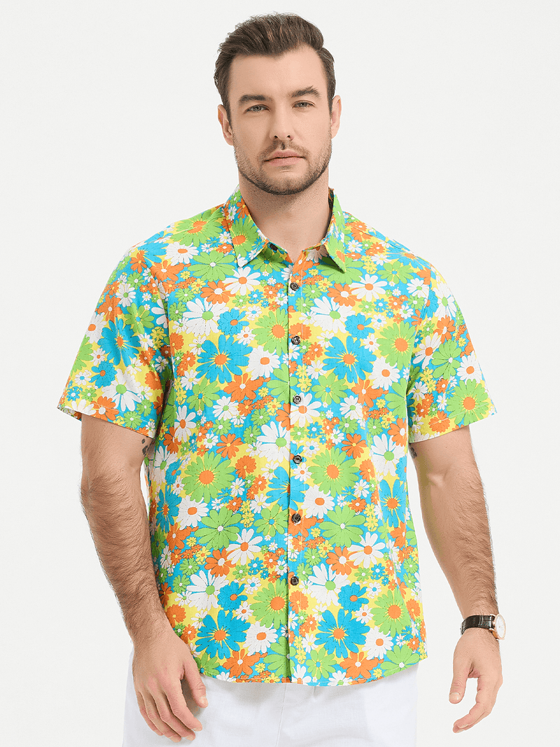 Tropical Hawaiian Short Sleeve Shirt