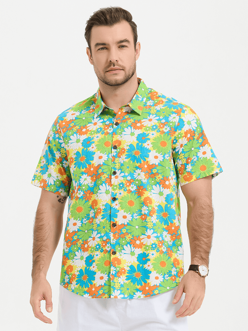 Tropical Hawaiian Short Sleeve Shirt