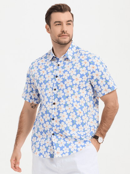 Casual Lapel Summer Short Sleeve Shirt