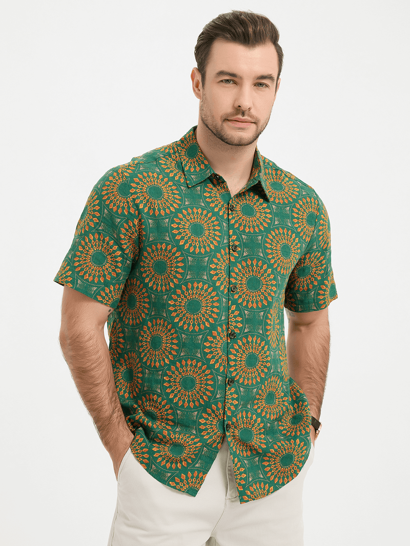 Leisure Vintage Casual Short Sleeve Shirt