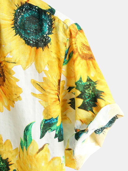 Floral Patterned Short Sleeve Shirt