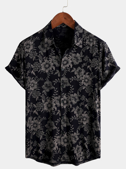 Printed Floral Vintage Flower Shirt