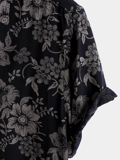 Printed Floral Vintage Flower Shirt