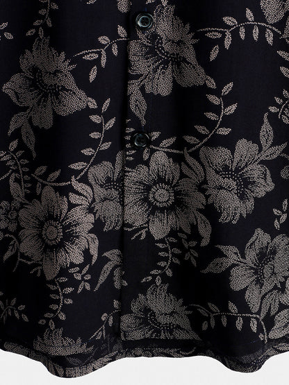 Printed Floral Vintage Flower Shirt