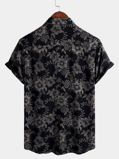 Printed Floral Vintage Flower Shirt