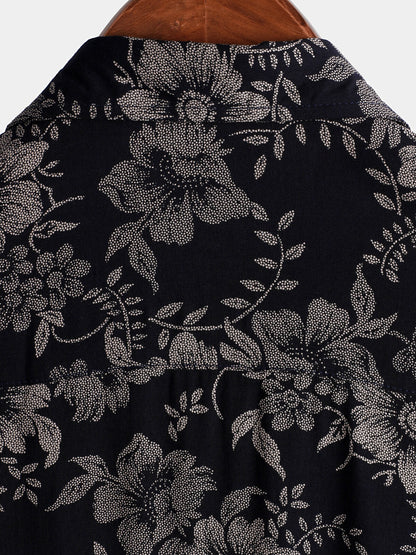 Printed Floral Vintage Flower Shirt