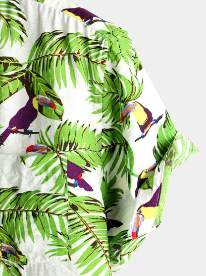 Animal Holiday Tropical Pocket Cotton Shirt