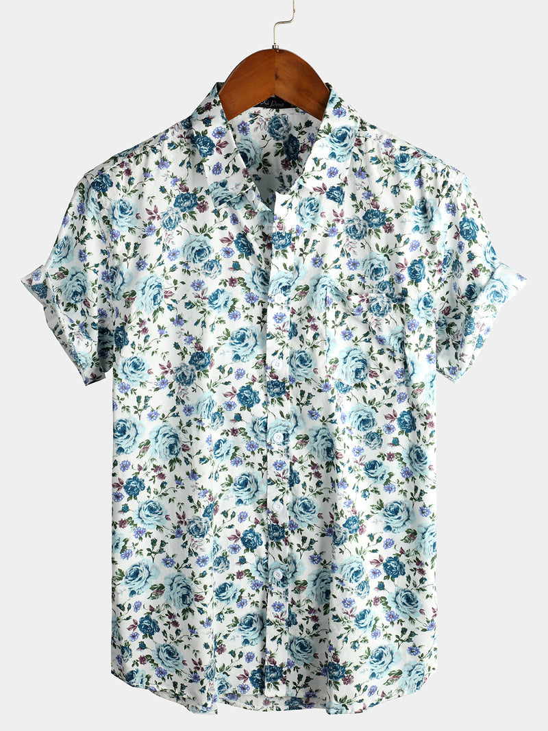 Short Sleeve Cotton Holiday Shirt