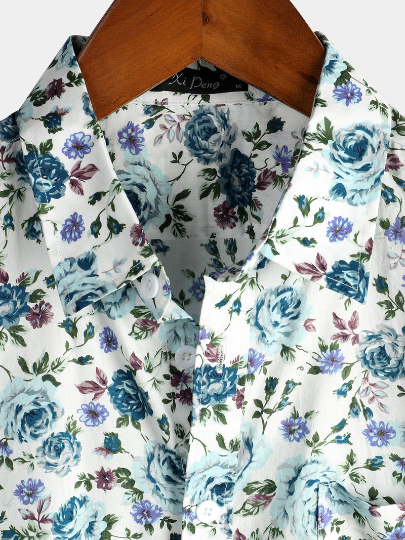 Short Sleeve Cotton Holiday Shirt