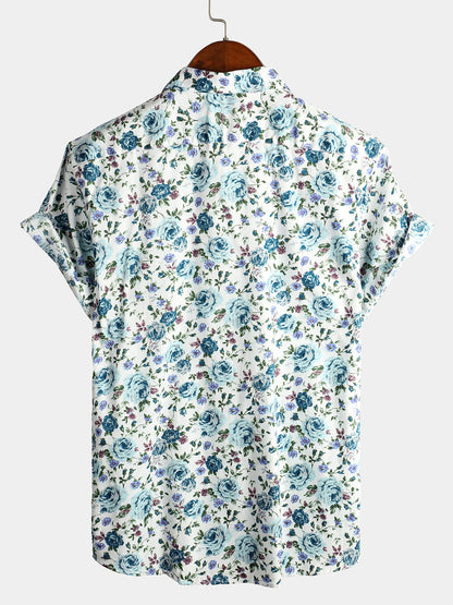 Short Sleeve Cotton Holiday Shirt