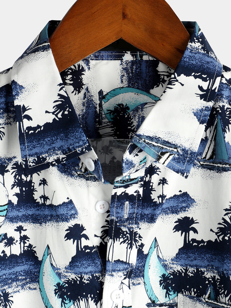 Casual Hawaiian Printed Short Sleeve Shirt