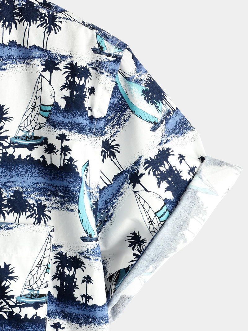 Casual Hawaiian Printed Short Sleeve Shirt