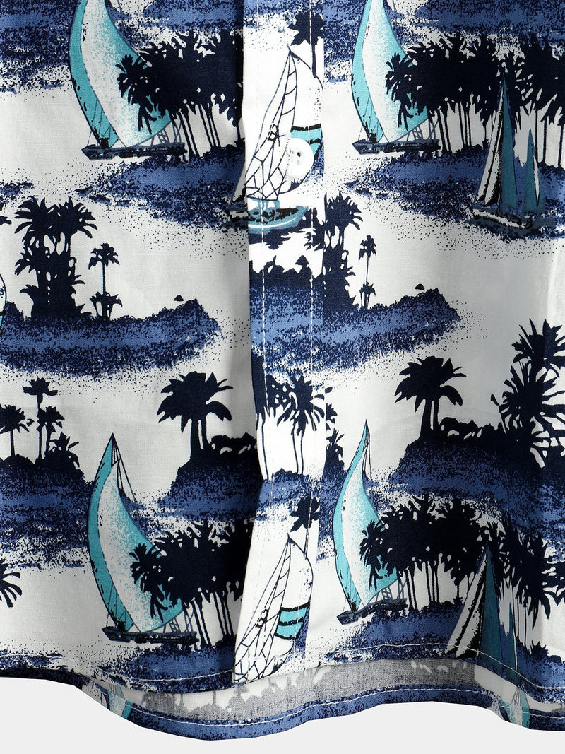 Casual Hawaiian Printed Short Sleeve Shirt