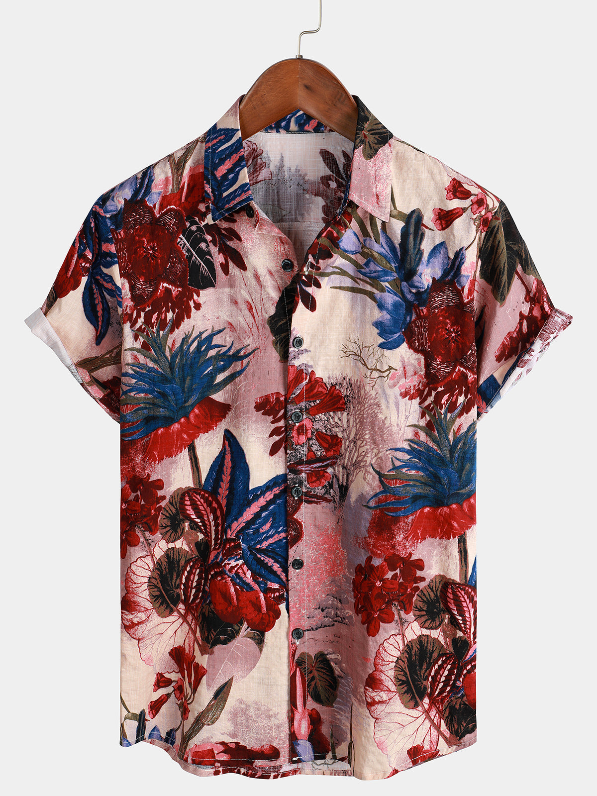 Retro Blossoms Short Sleeve Shirt