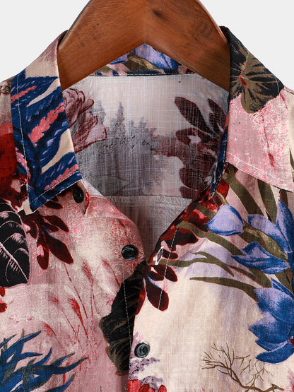 Retro Blossoms Short Sleeve Shirt