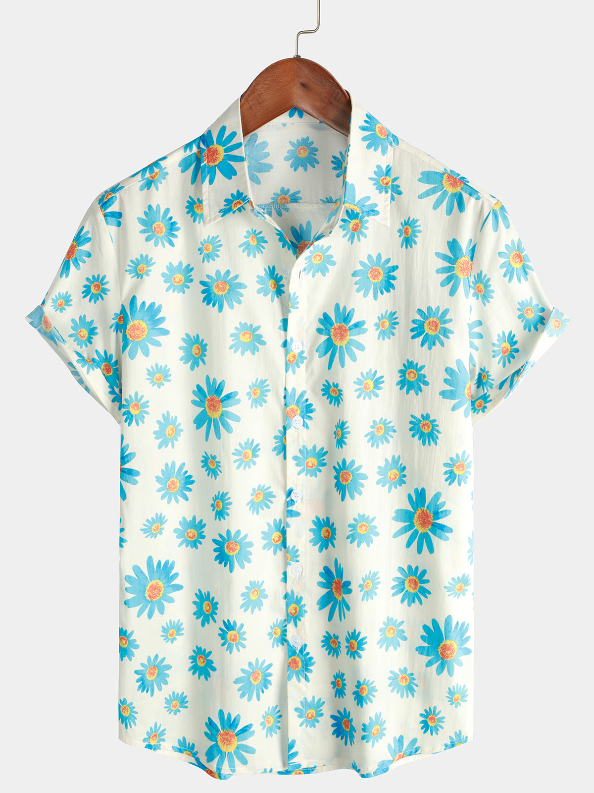 Daisy Delight Short Sleeve Floral Shirt