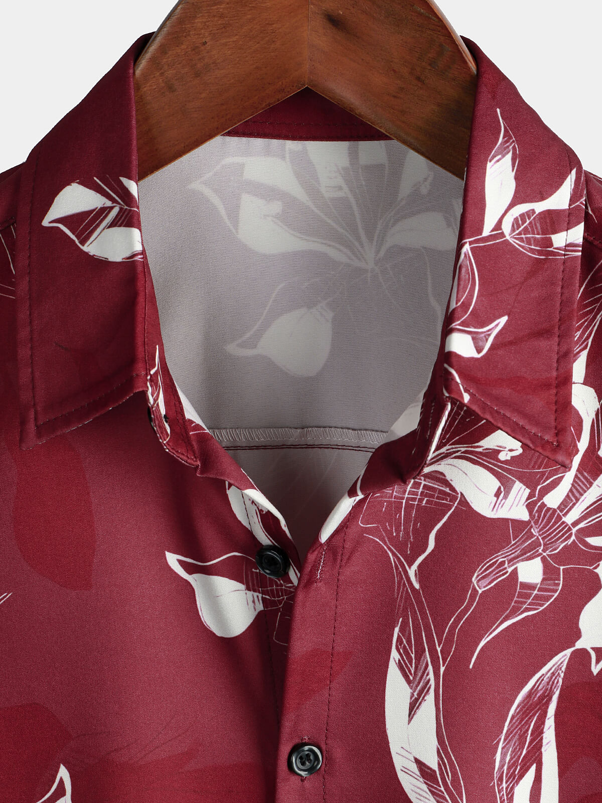 Solid Colored Hawaiian Summer Shirt