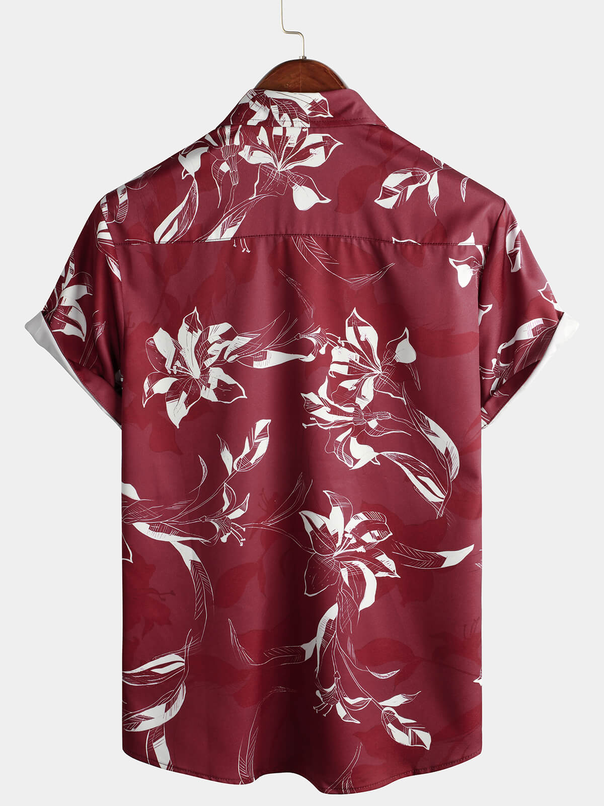 Solid Colored Hawaiian Summer Shirt