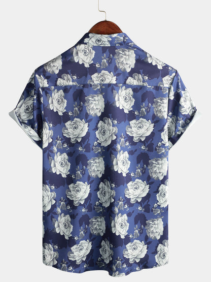 Summer Blossoms Floral Vacation Shirt