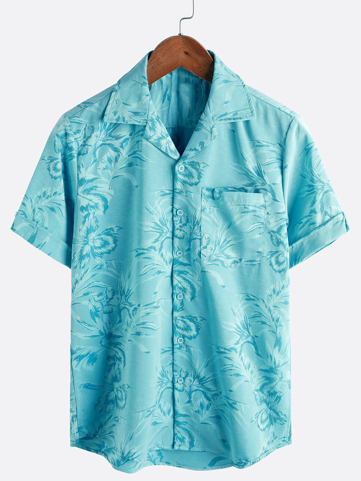 Cuban Collar Hawaiian Beach Shirt