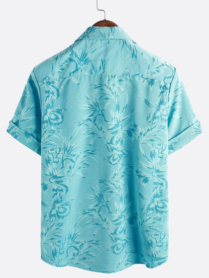 Cuban Collar Hawaiian Beach Shirt