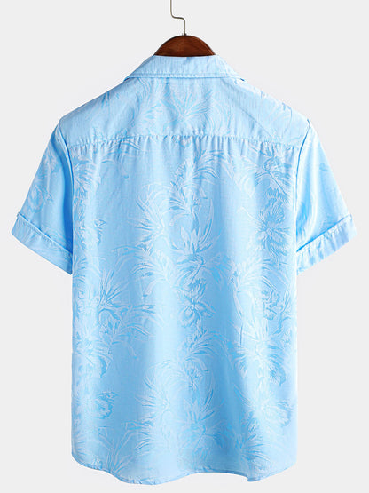 Cuban Collar Hawaiian Beach Shirt