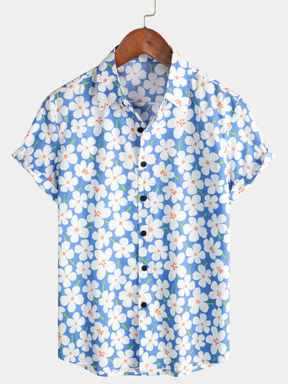 Tropical Retreat Summer Flower Shirt