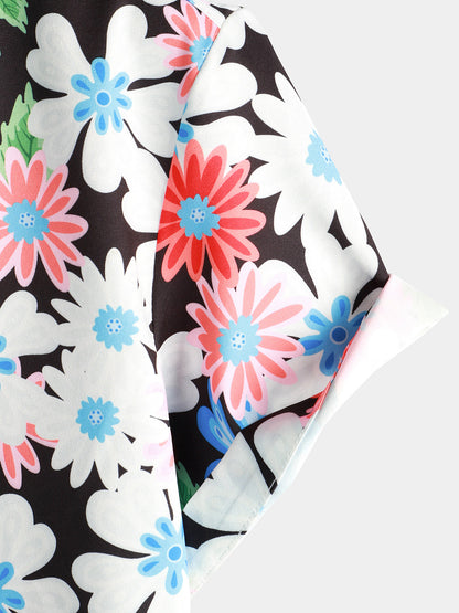 Floral Print Short Sleeve Shirt