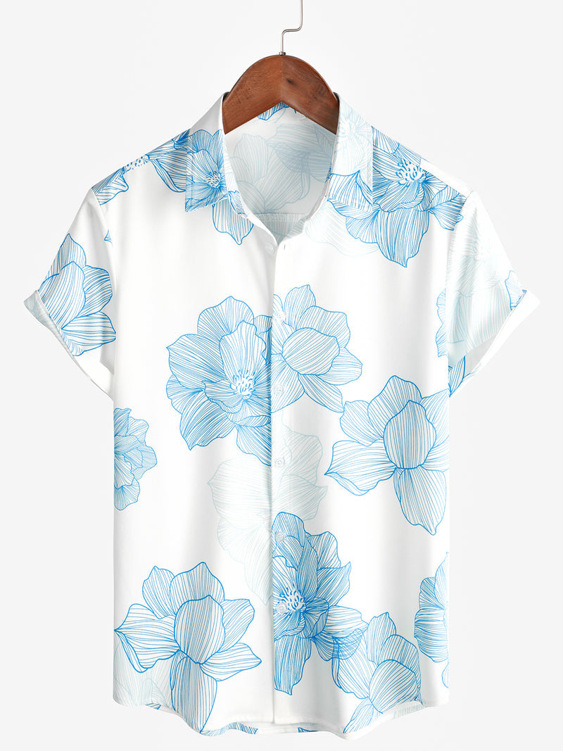 Floral Print Casual Flower Hawaiian Shirt