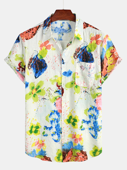 Tropical Short Sleeve Hawaiian Shirt