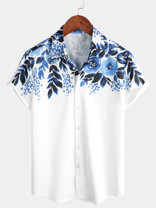 Floral Print Beach Holiday Shirt