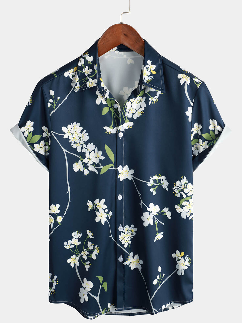 Floral Casual Short Sleeve Shirt