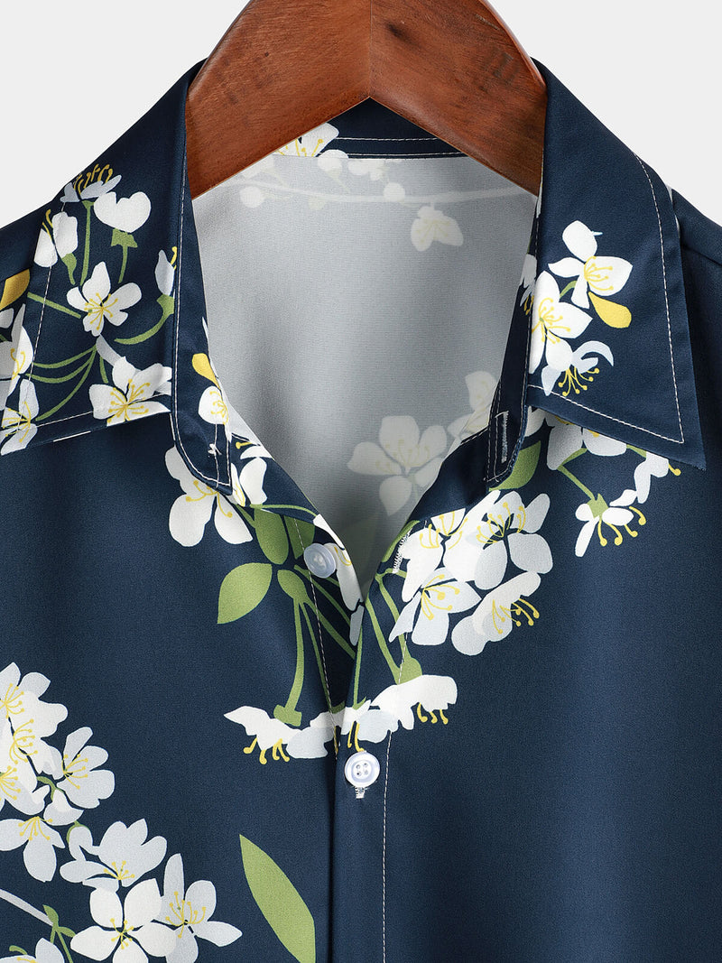 Floral Casual Short Sleeve Shirt