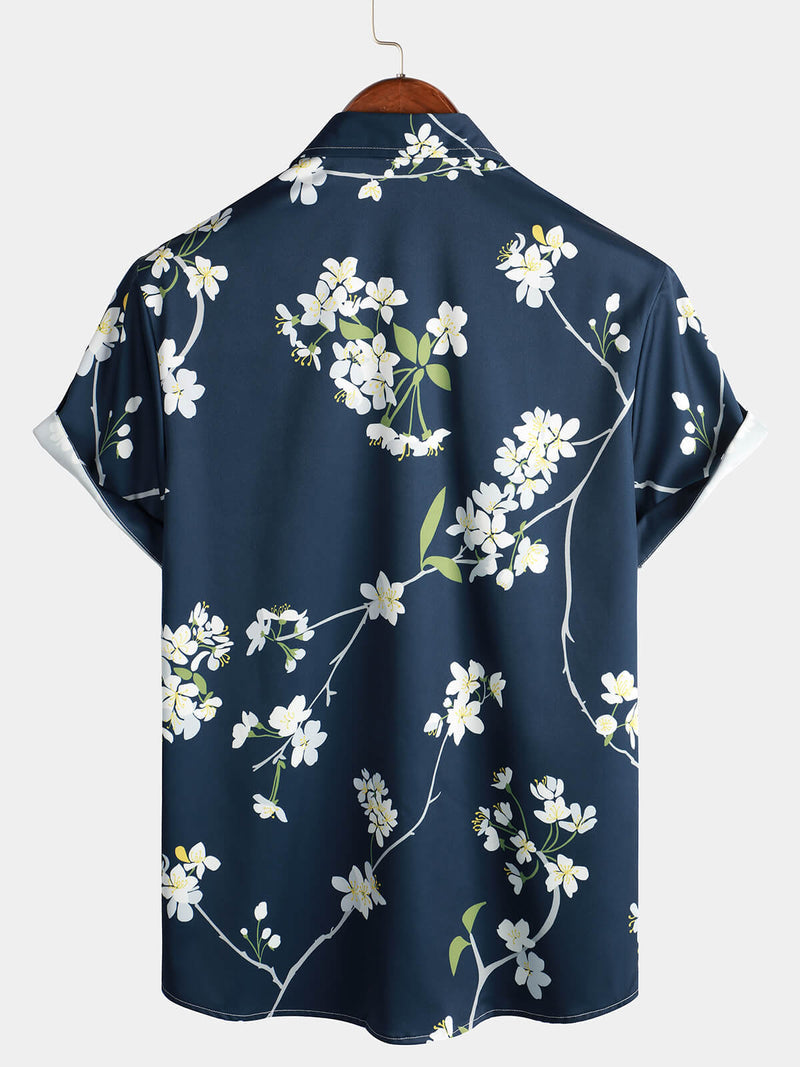 Floral Casual Short Sleeve Shirt