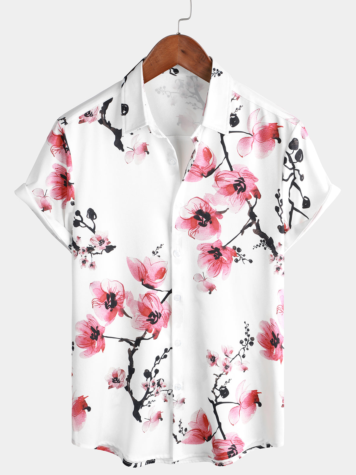 Short Sleeve Cherry Blossom Shirt