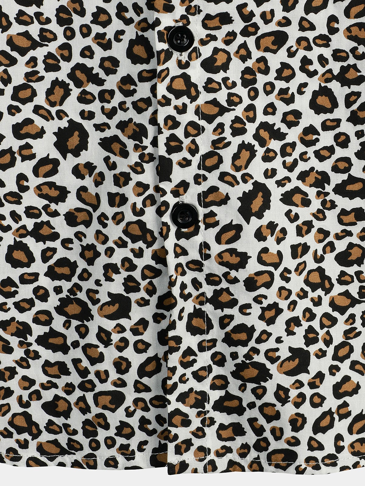 Rock Leopard Print Short Sleeve Shirt