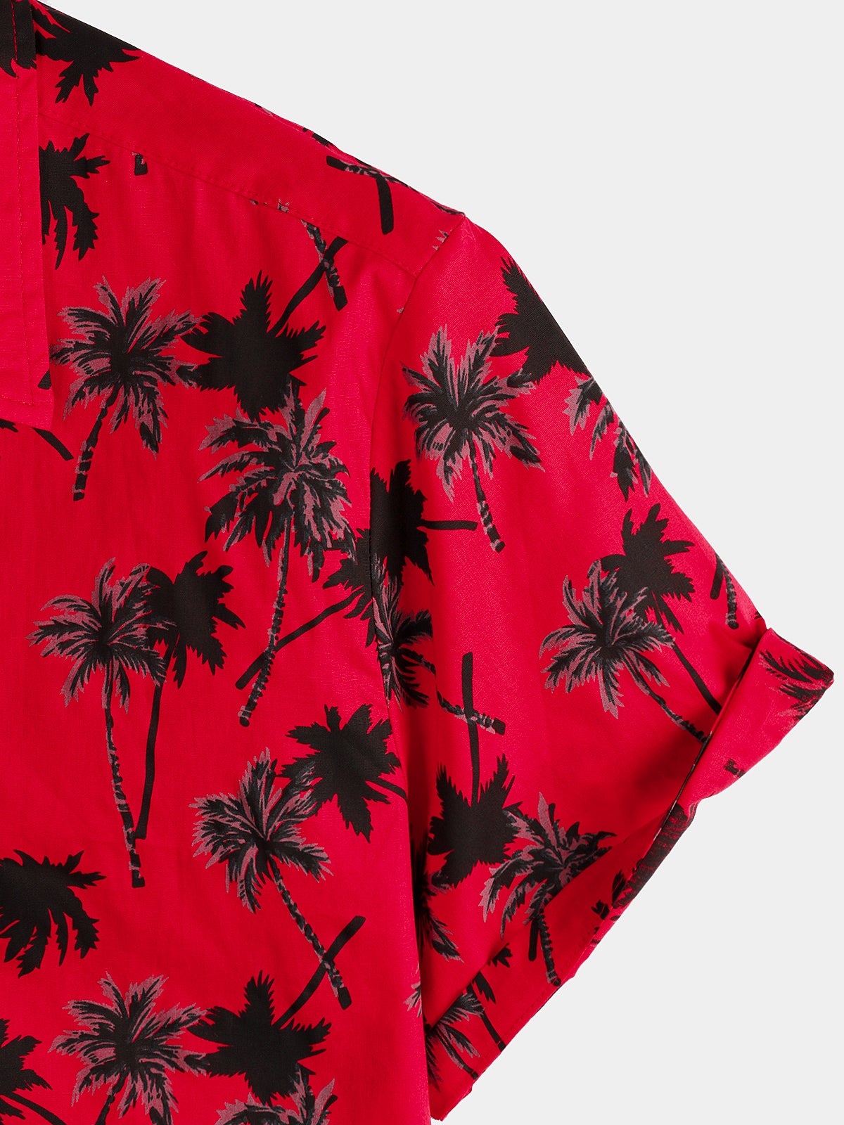 Coconut Tree Print Short Sleeve Shirt