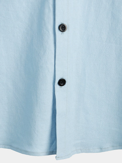 Versatile Comfort Linen Plain Shirt