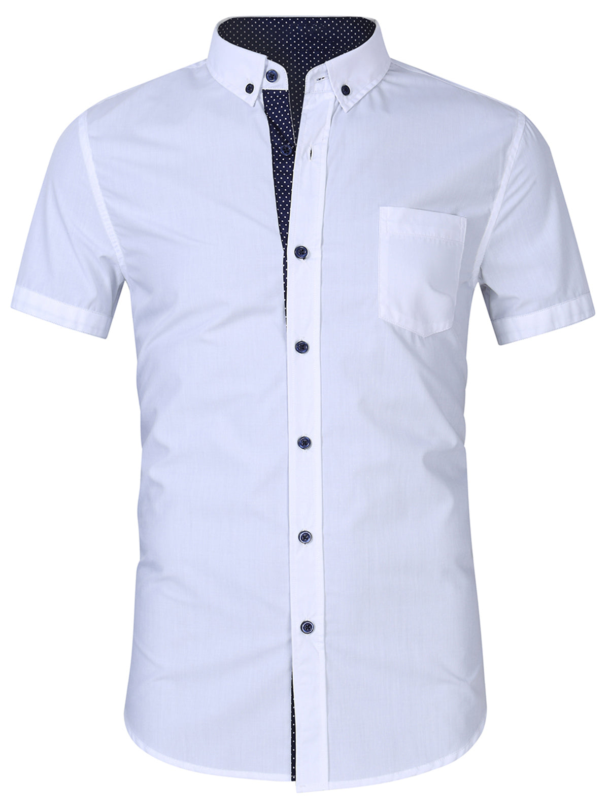 Lightweight Solid Color Short Sleeve Shirt